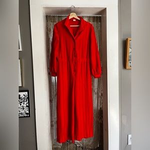 Vintage red jumpsuit